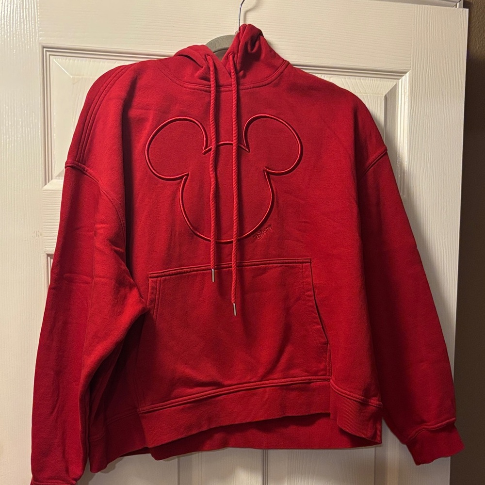 Red Mickey Mouse Women’s Hooded sweatshirt